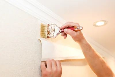 Pose de papier peint à la Haye-le-Comte — revêtements muraux et toiles de verre